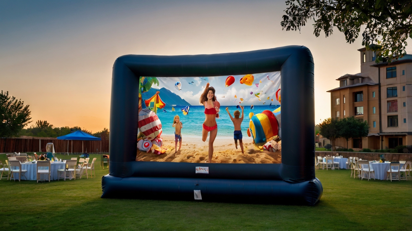 Farri Outdoor’s Inflatable Movie Screen