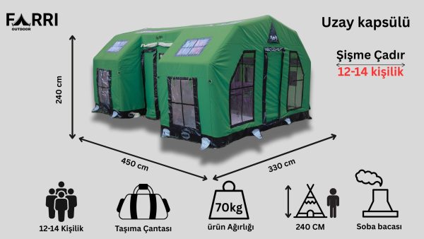 FARRI OUTDOOR Şişme Çadır